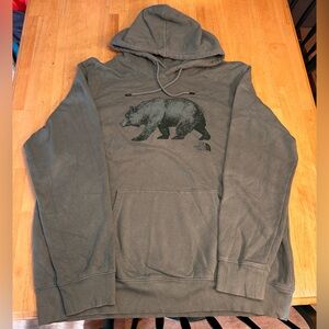 The North Face Hoodie Sweatshirt Men's XL Hiking Outdoors Graphic LikeNew